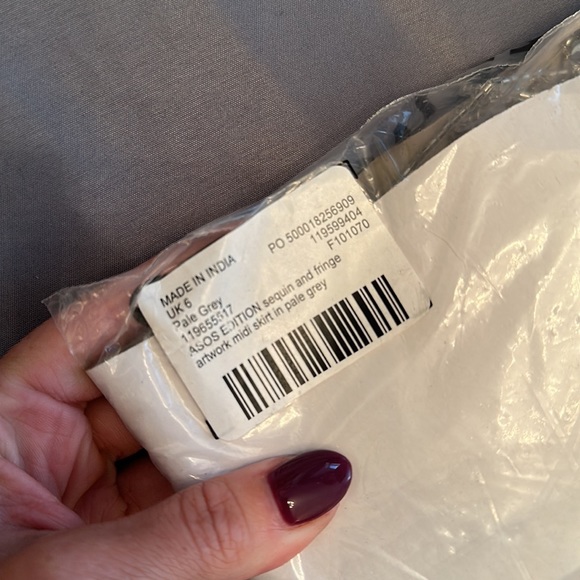 Sequin beaded skirt by asos NWT - Picture 5 of 5